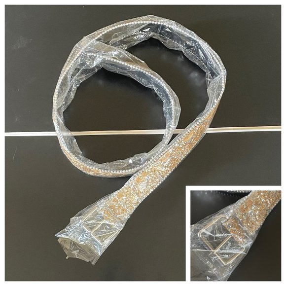 Belt with sequined design - Picture 1 of 8